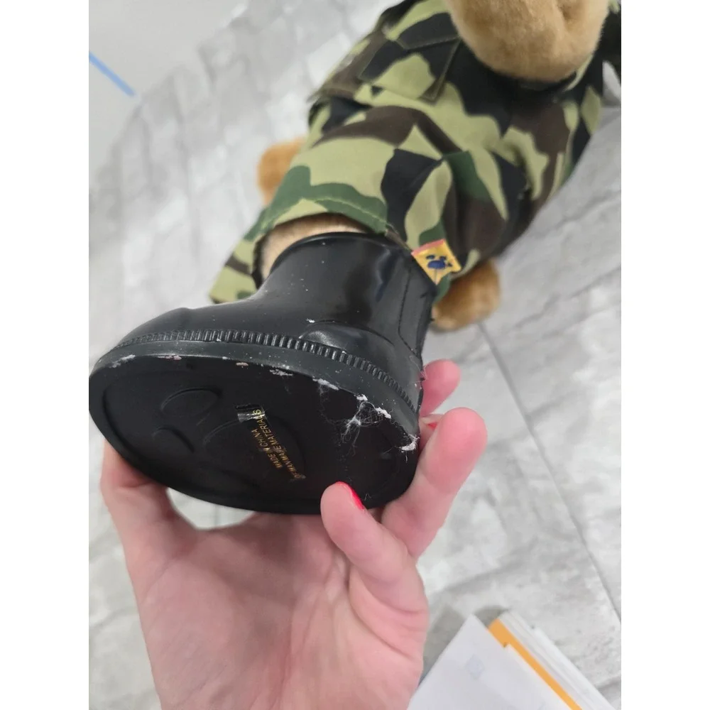 Build a Bear Military Camo Army Fatigues Uniform Teddy‎ Clothes Shoes Bear